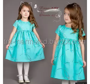 Платье детское 359 Лен дизайн 222